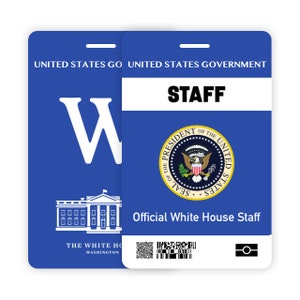 Personeelsbadge Witte Huis (replica prop)