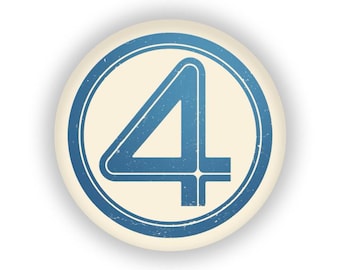 Fantastic Four Button or Magnet (Marvel Studios)