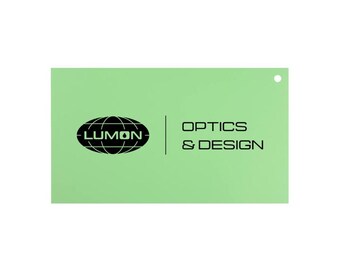 Optics & Design Card with Map (Lumon Paperwork Inspired by Severance)