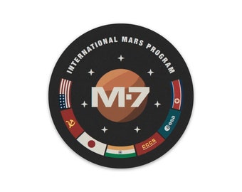 M-7 (Mars-7 Alliance) Mission Patch (For All Mankind sticker)