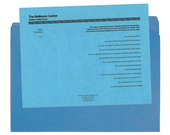 Patient "Your Outie" Facts (Lumon Paperwork Prop Replica from Severance)