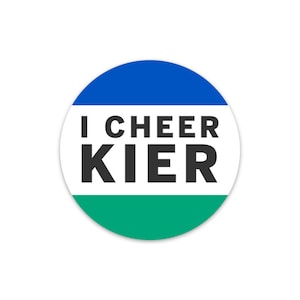 I Cheer Kier (kleiner Lumon Sticker)