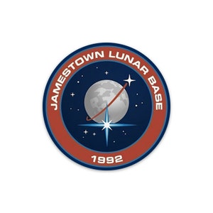 Jamestown Lunar Base 1992 Mission Patch (For All Mankind sticker)