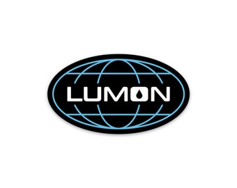 Lumon Industries (blue lines globe sticker)