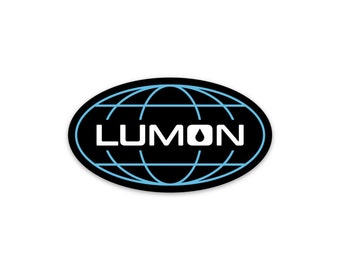 Lumon Industries (blue lines globe sticker)