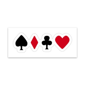 Suits (playing cards sticker)