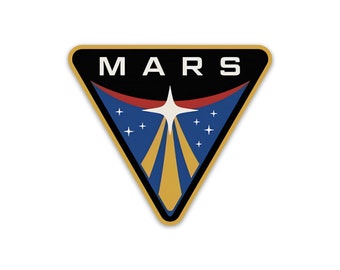 Mars Mission Patch (For All Mankind sticker)