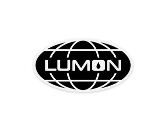 Lumon Industries (die-cut clear globe outline sticker)