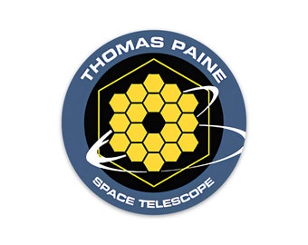 Thomas Paine Space Telescope Mission Patch (For All Mankind sticker)