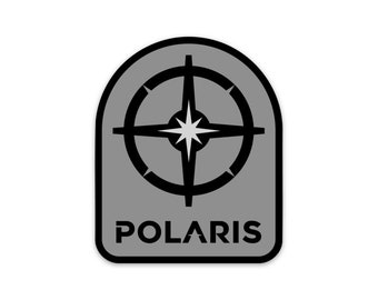 Polaris Orbital Hotel (For All Mankind patch-style sticker)