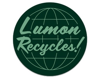 Lumon Recycles (Severance coaster)