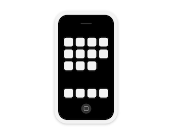 iPhone (clear app icons sticker)