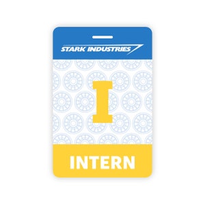 Stark Industries Intern Badge