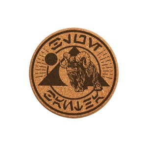 Bantha Cork Coasters (from Oga's Cantina)