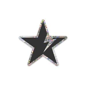 Bowie (glitter sticker)