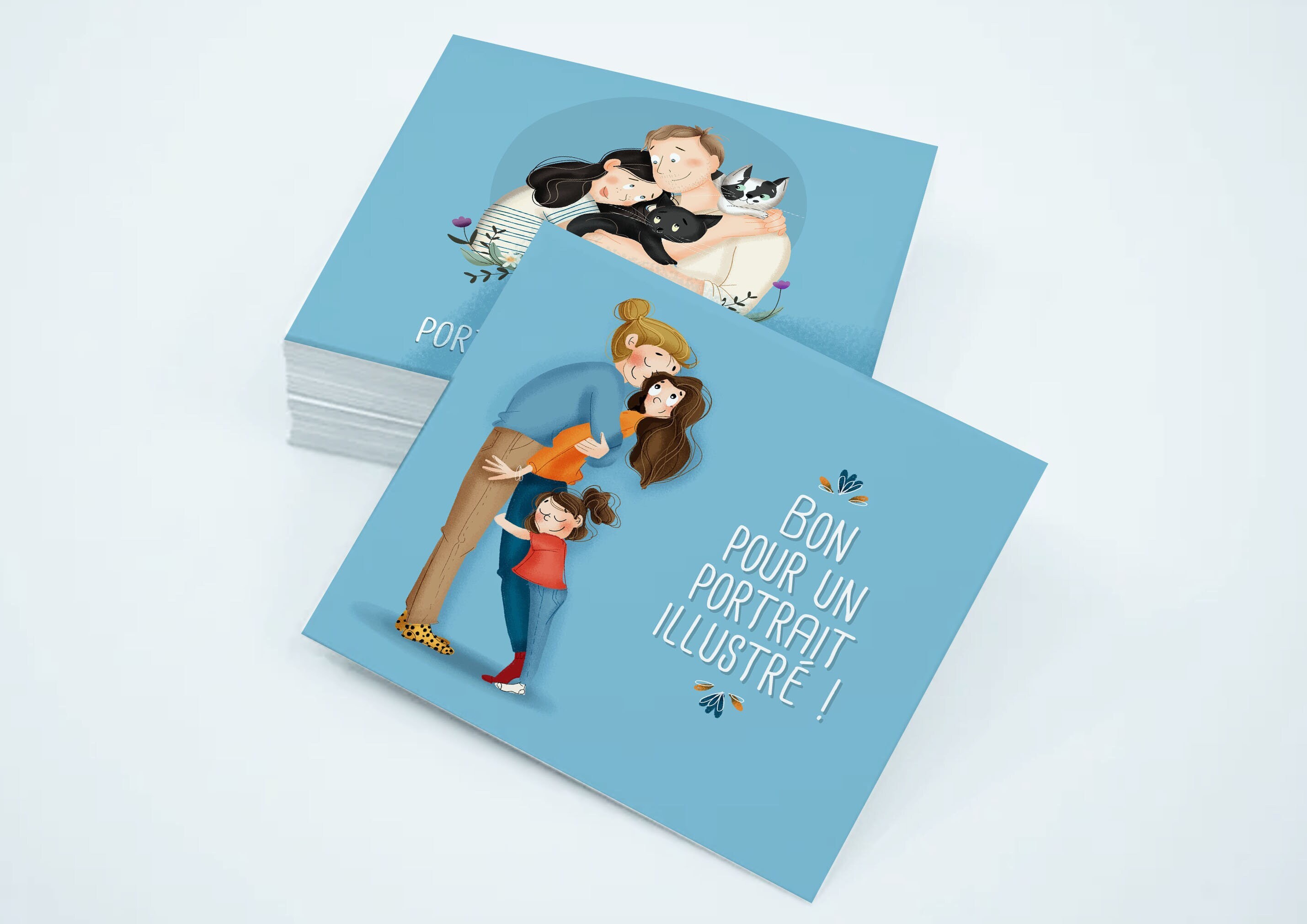 Bon Cadeau Portrait Illustré