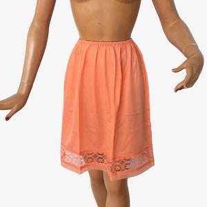 Vintage 1960s Underskirt Apricot | L