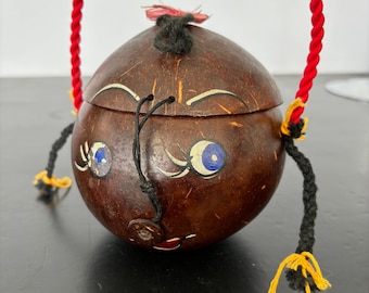 1950s Hawaiian Coconut Bag