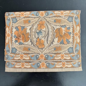 Antique Art Nouveau Tapestry Envelope Clutch