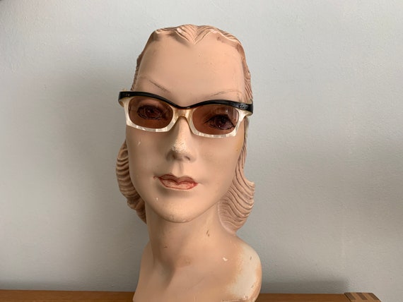 Vintage 1950's Marbled Frame Sunglasses