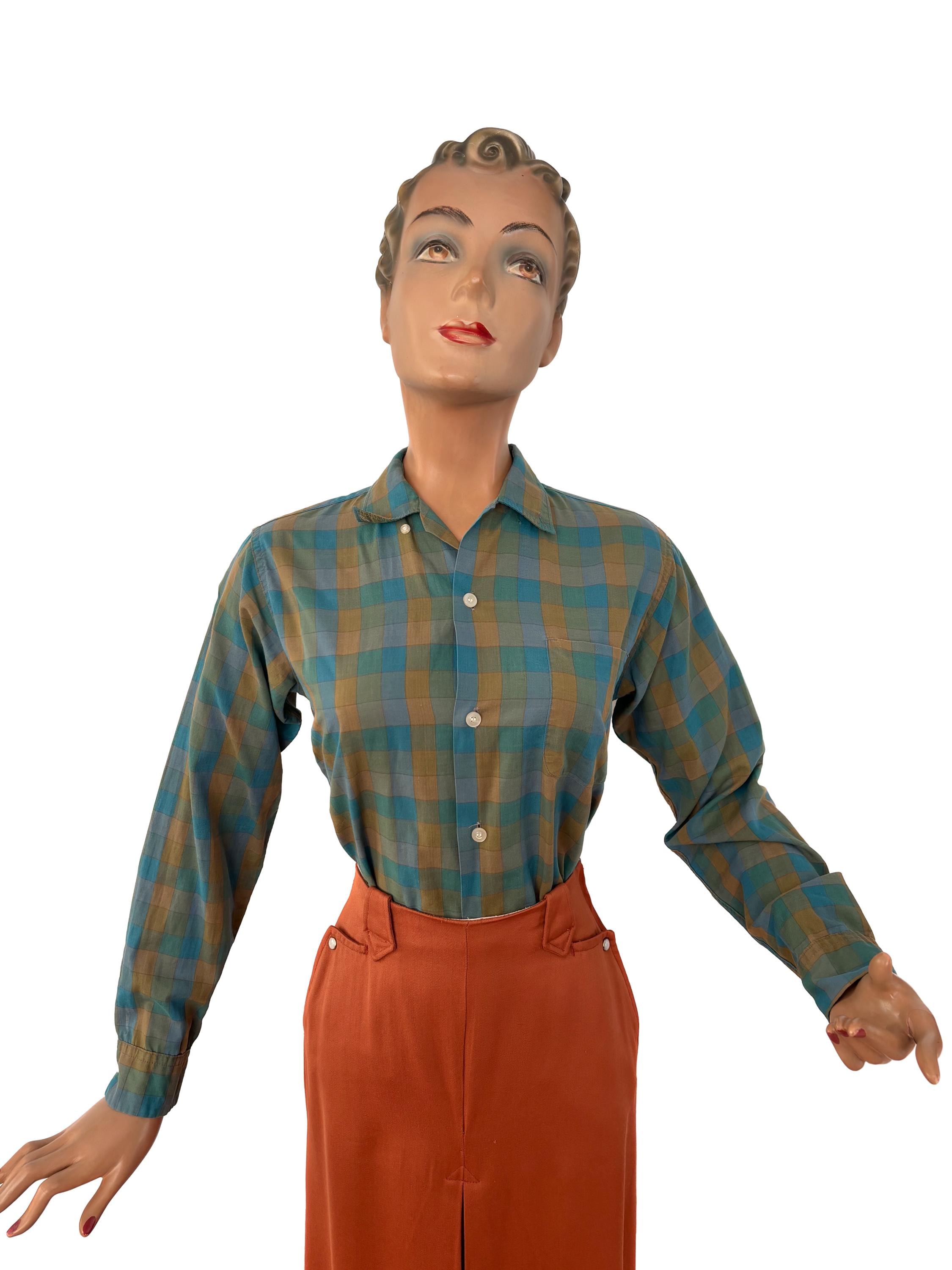 50s Pilgrim Shirt - Etsy Canada
