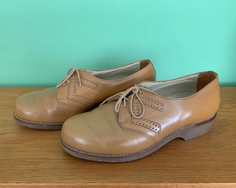 Vintage 1940s Oxford Shoes Size 39