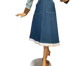 〜1940’s frenchvintage farmer skirt 1940s peasant skirts and blouses