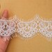 Ivory Chantilly Eyelash Lace Trim, Chantilly Lace Edging, Wedding Trimming 2 inches Wide for Dress, Costume, Craft Making, 3 Meter/piece
