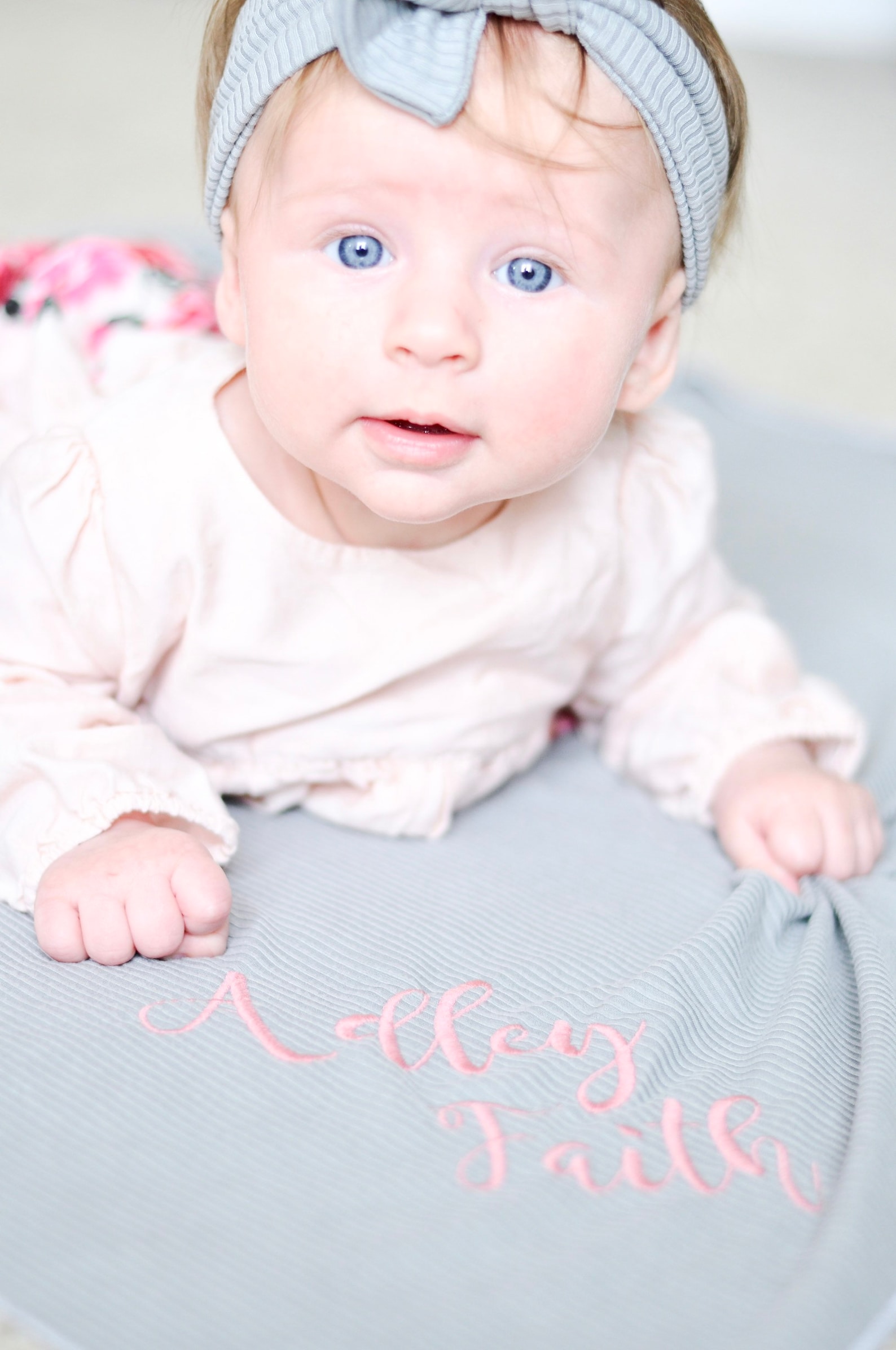 Personalized Baby Swaddle Custom Newborn Swaddle and Headband Etsy