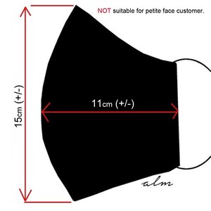 Adult Unisex Fabric Cotton Mask 3 Layers Mask Reusable Mask, Filter Slot, Non-woven, Cooling Effects Double Gauze image 2