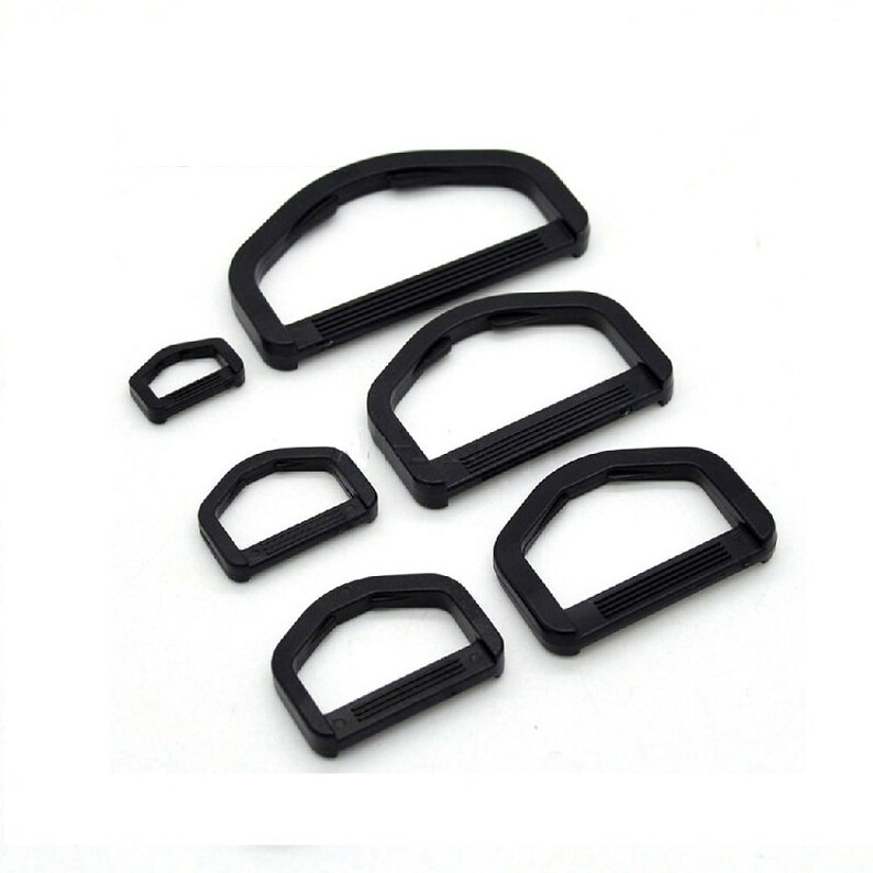 Wholesale Plastic D Rings for DIY Bags Backpack Strap Size Etsy