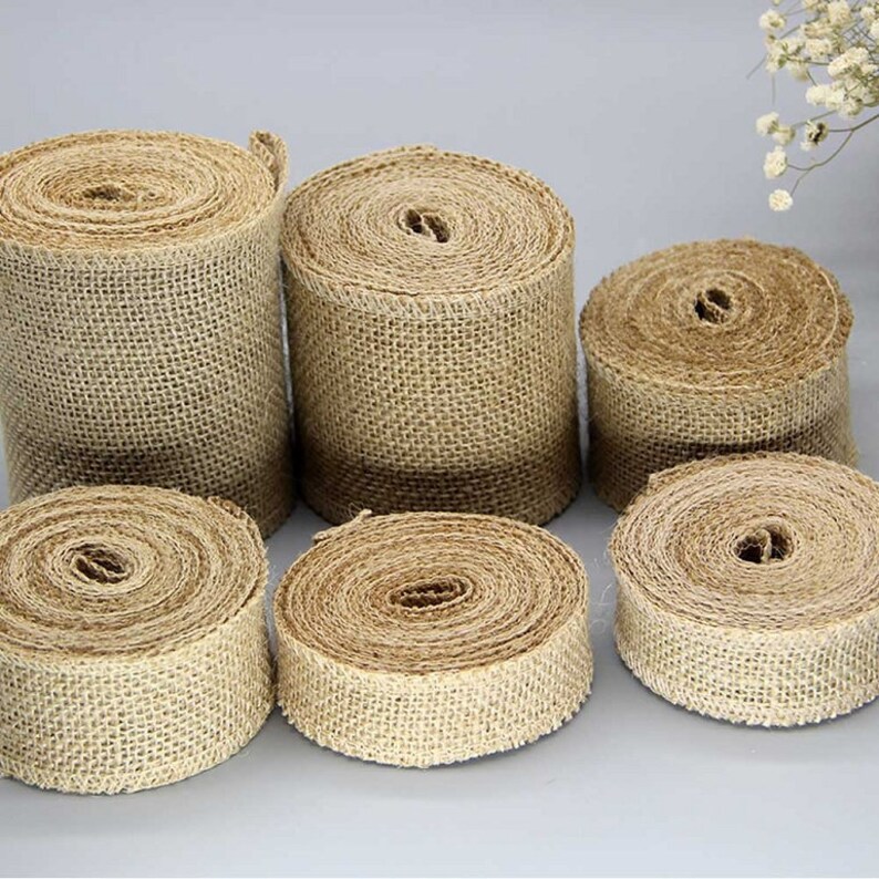 2 Yards/lot Natural Jute Ribbon / Jute Burlap Tape / Burlap Etsy