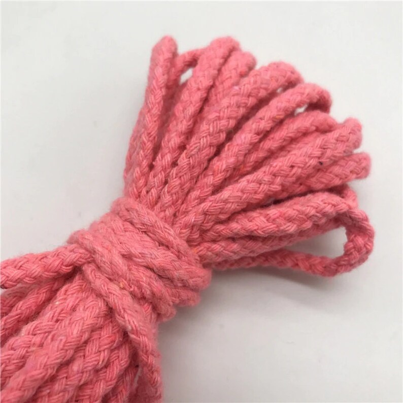 Wholesale 5 Yards/lot Pack 6mm Cotton Rope Handcraft Etsy