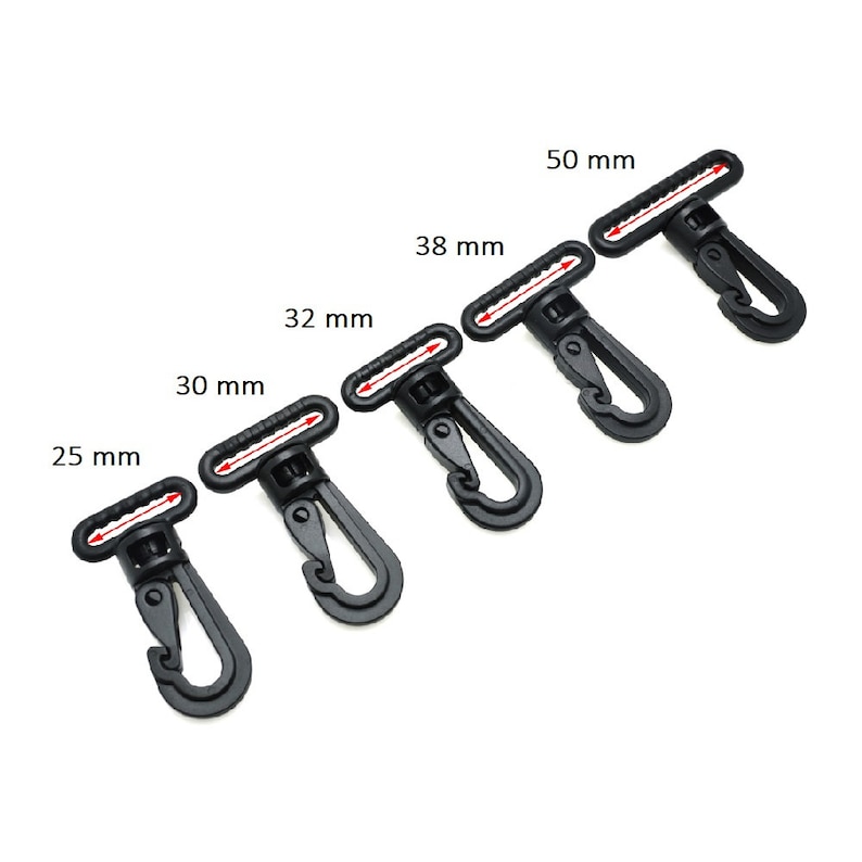 Wholesale Plastic Swivel Snap Hooks for Backpack Bags Strap Etsy Canada
