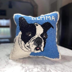 Custom Pet Portrait Pillow or Wall Hanging image 3