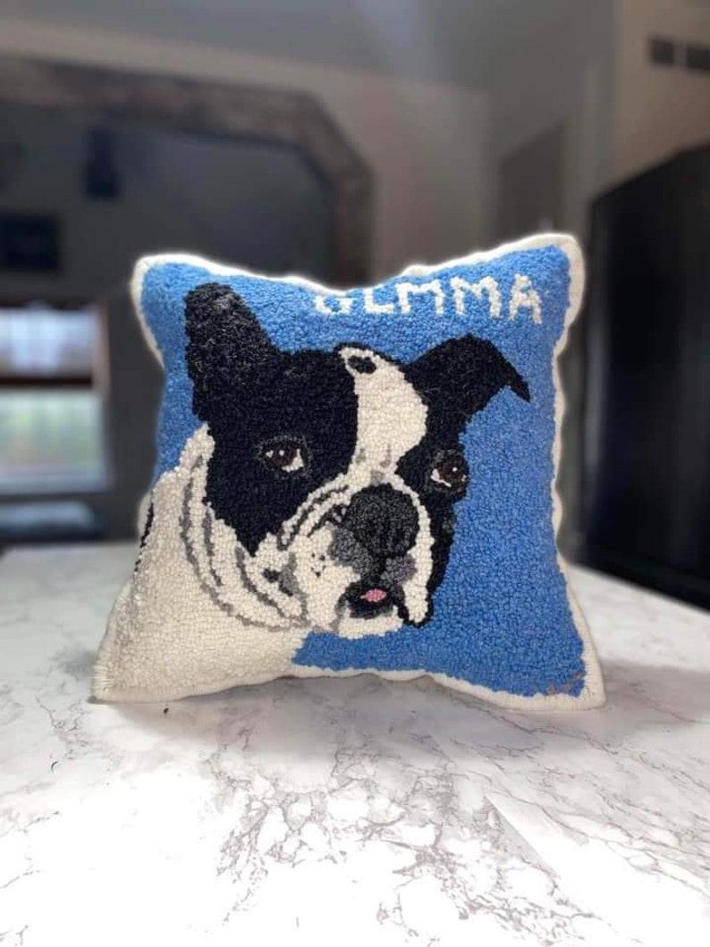 Custom Pet Portrait Pillow or Wall Hanging image 3