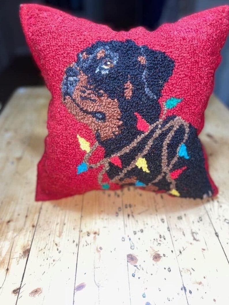 Custom Pet Portrait Pillow or Wall Hanging image 6