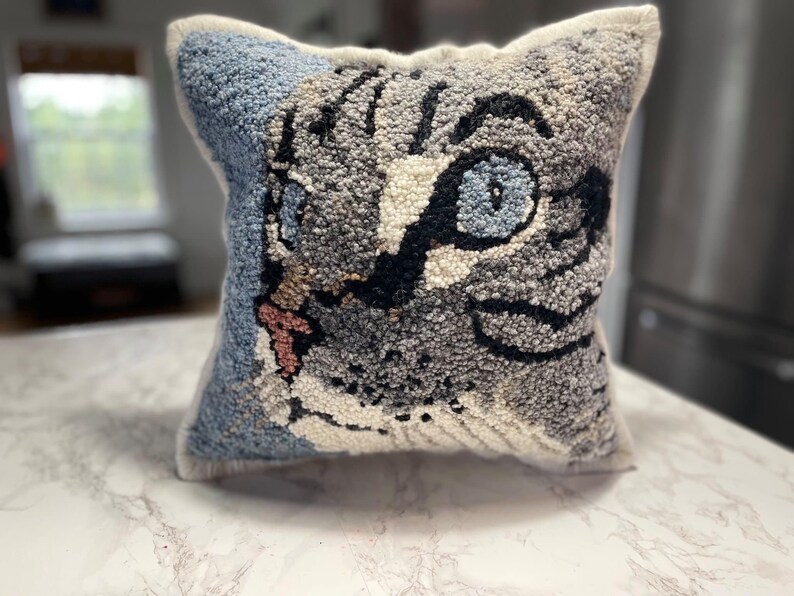 Custom Pet Portrait Pillow or Wall Hanging image 7