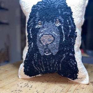 Custom Pet Portrait Pillow or Wall Hanging image 8