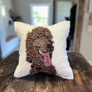 Custom Pet Portrait Pillow or Wall Hanging image 9