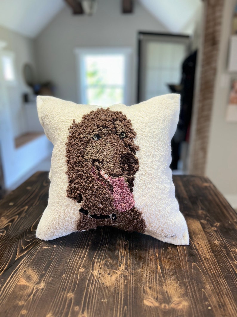 Custom Pet Portrait Pillow or Wall Hanging image 9