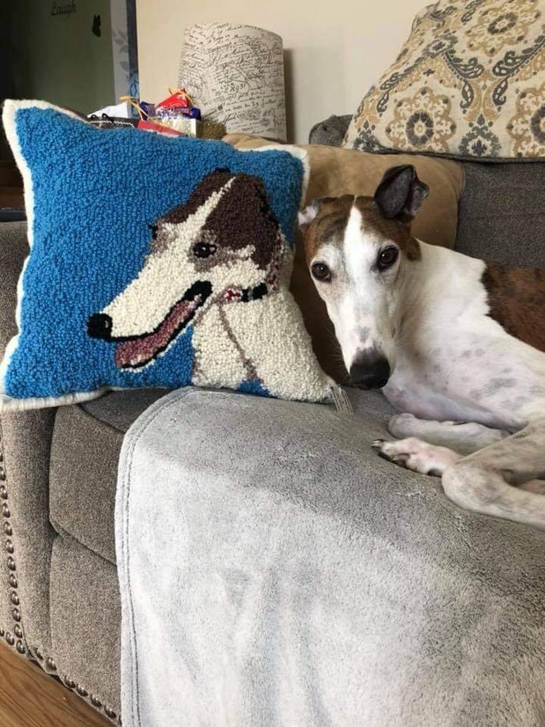 Custom Pet Portrait Pillow or Wall Hanging image 2