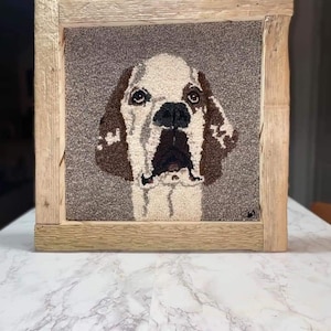 Custom Pet Portrait Pillow or Wall Hanging image 4