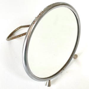 Barber mirror - Etsy 日本 古い鏡ヴィンテージミラーシルバーフレーム