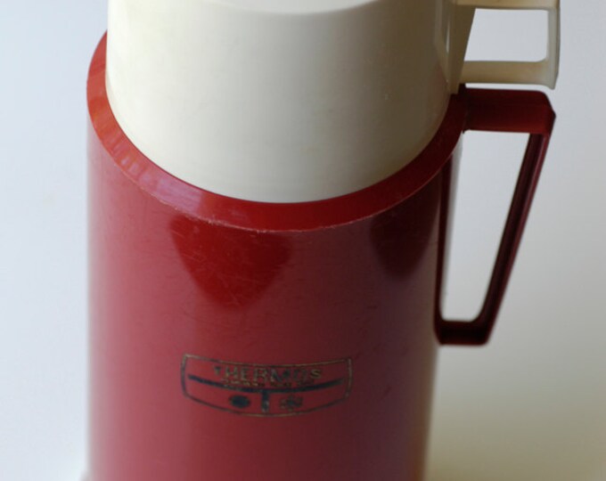 Original Retro Red Thermos Flask Made in England by THERMOS Limited