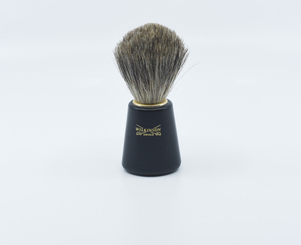 Vintage Wilkinson Sword shaving brush wet shave mens grooming Etsy