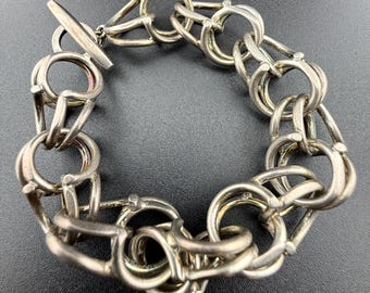 70s　Randers Sølvvarefabrik　デンマーク製　ブレスレット 希少 70s Randers Sølvvarefabrik アンカーブレスレット - メルカリ