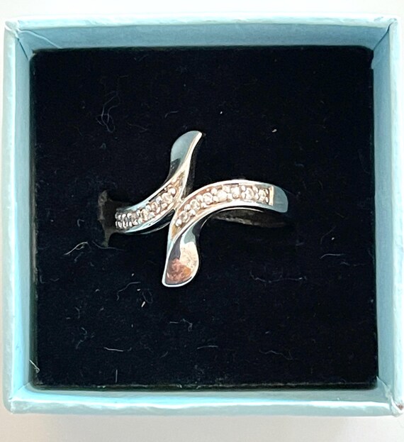 ring 925 silver vintage statement hallmark engage… - image 4