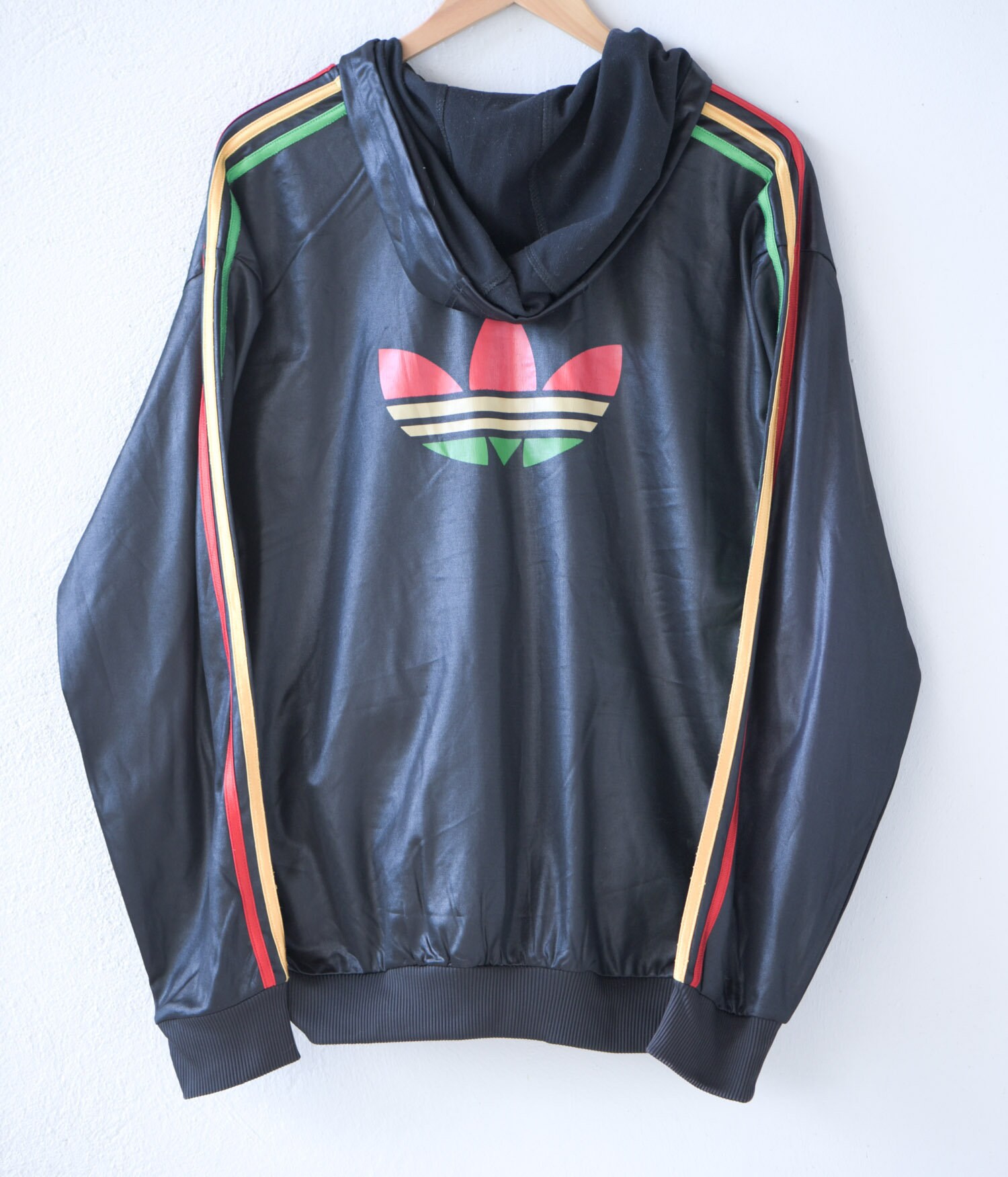 adidas jacket retro rasta chile 62 hoodie sweatshirt athletic track top