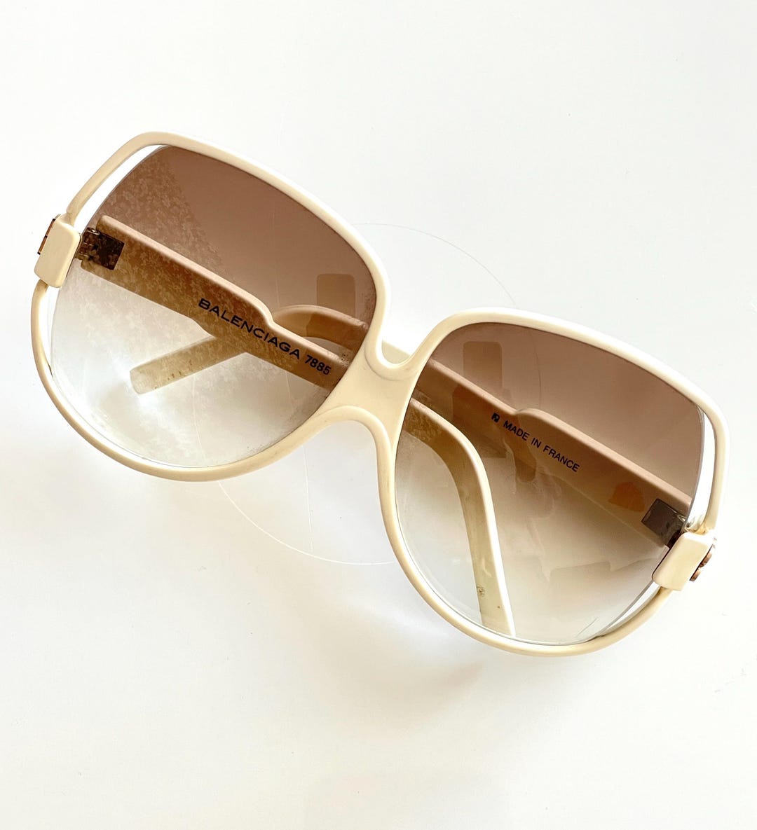 Designer Sunglasses French Vintage BALENCIAGA Runway Oversize